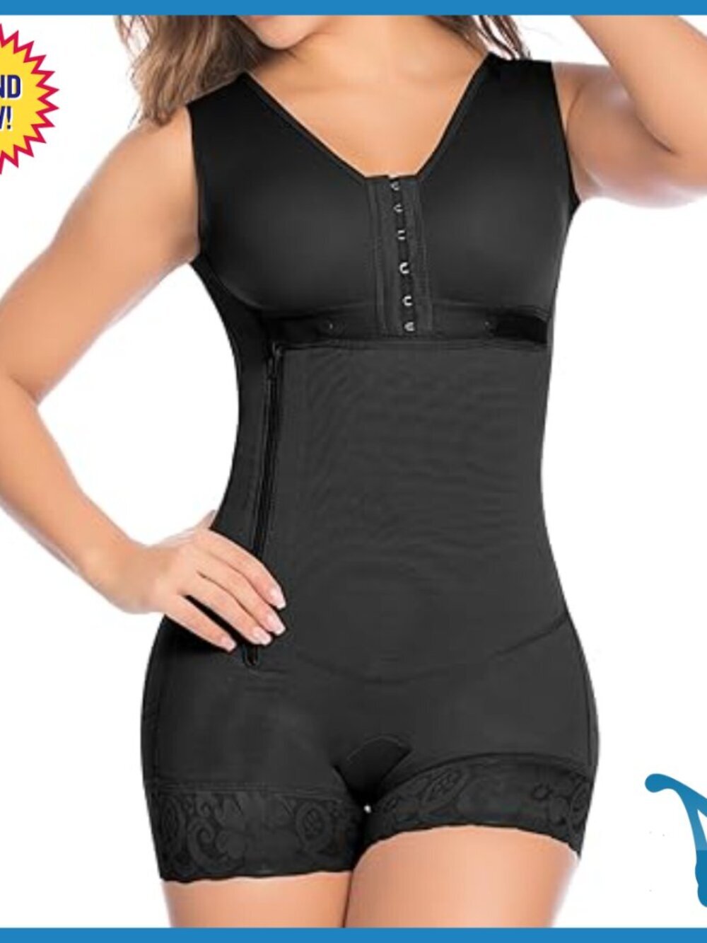 High Compression Shapewear Bodysuit Tummy Control Postpartum Post Surgery